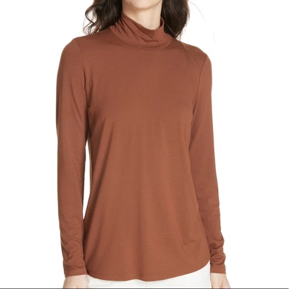 eileen fisher nutmeg top